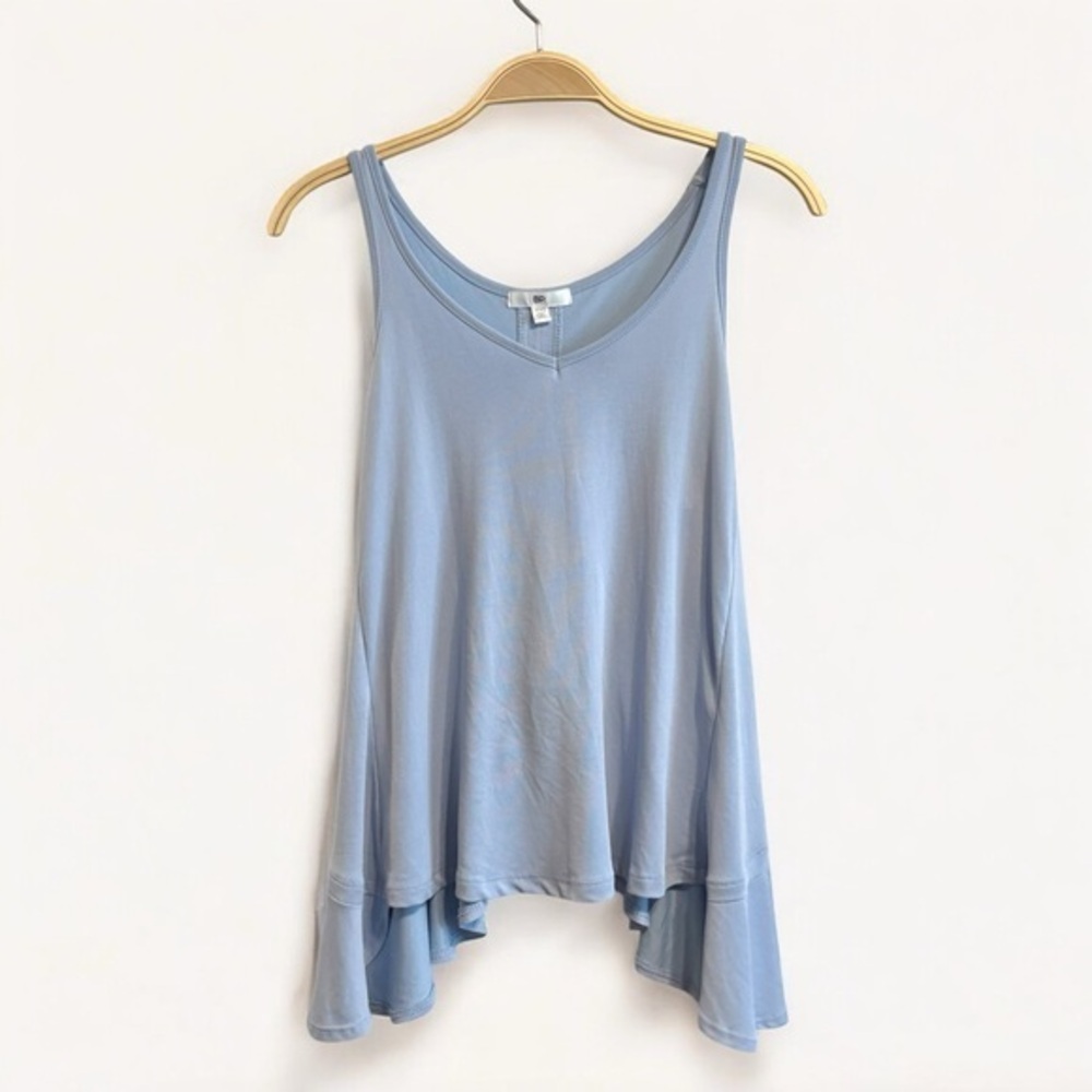 BP Flowy Ruffle Back Tank Top - Picture 1 of 8